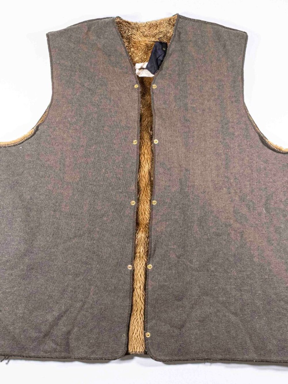 Vintage Barbour Pile Lining Vest Gilet Liner Mens Size 44 Made In England